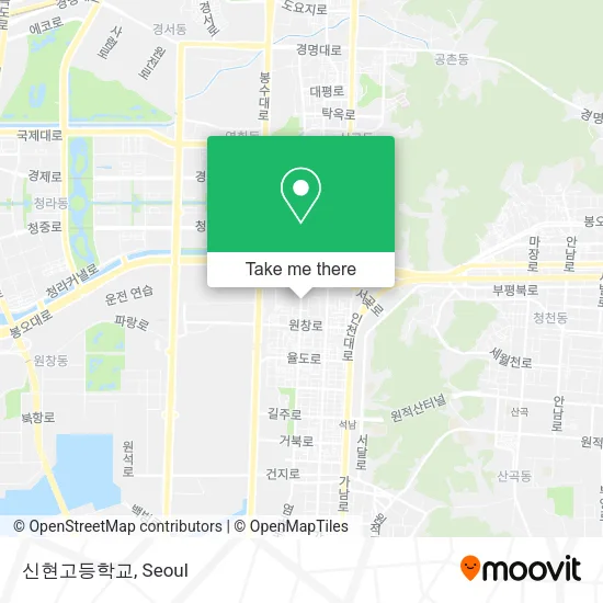 신현고등학교 map