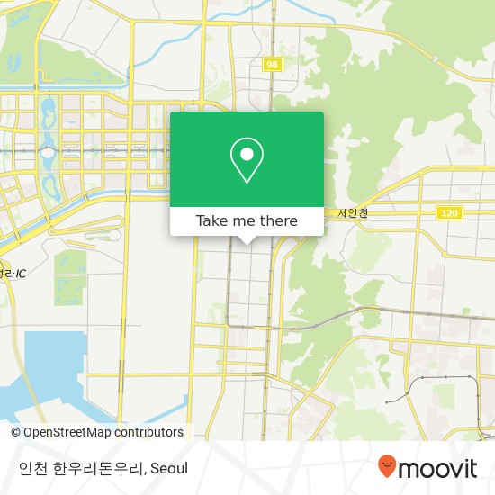 인천 한우리돈우리 map