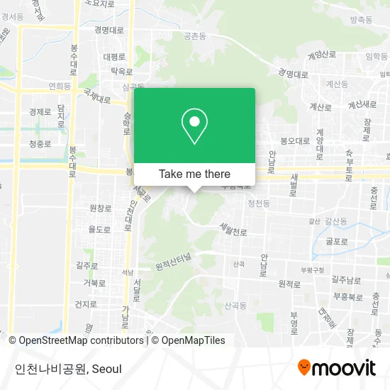 인천나비공원 map
