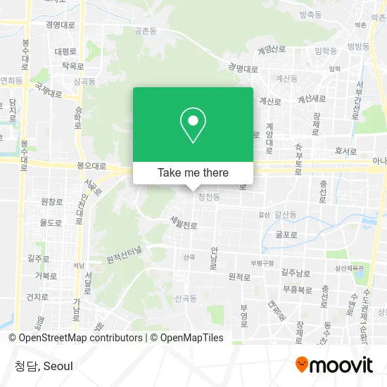 청담 map
