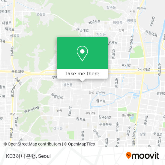 KEB하나은행 map