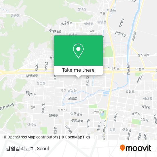갈월감리교회 map