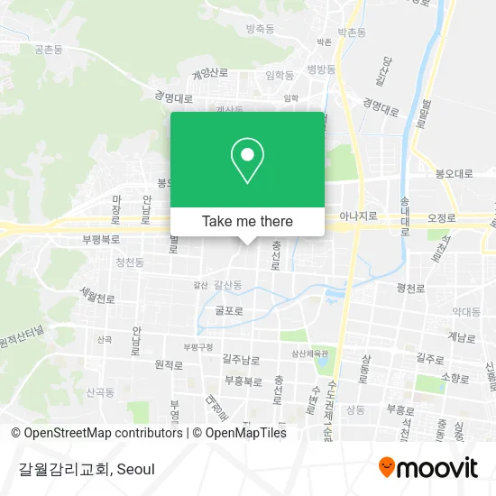 갈월감리교회 map