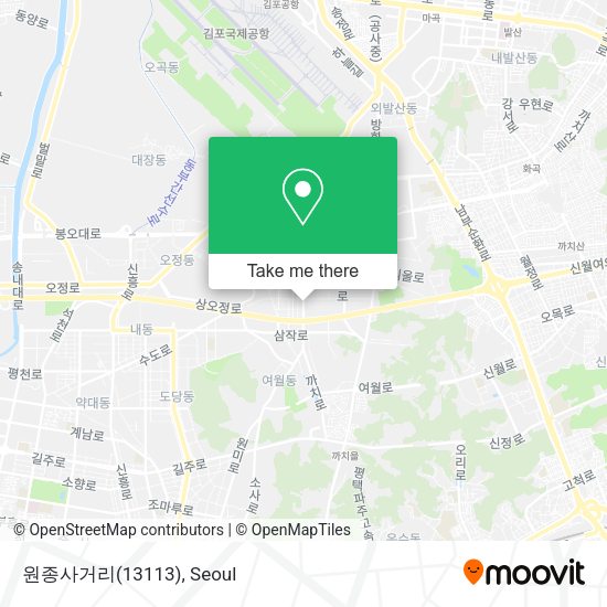원종사거리(13113) map