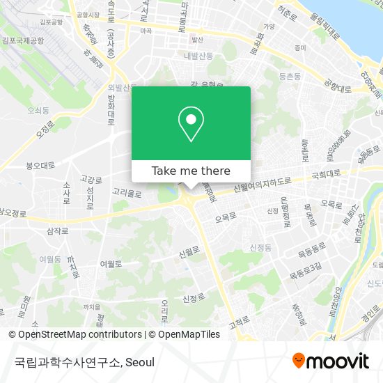 국립과학수사연구소 map