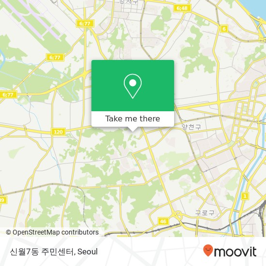 신월7동 주민센터 map