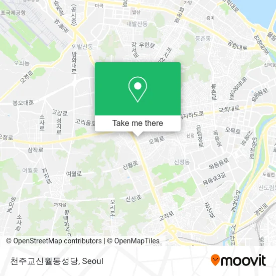 천주교신월동성당 map