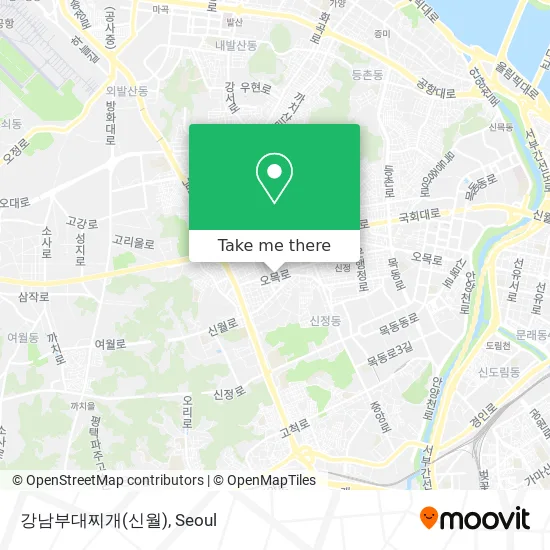 강남부대찌개(신월) map
