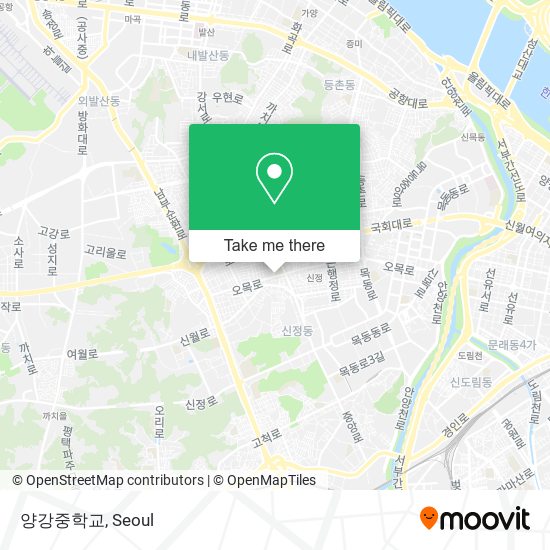 양강중학교 map