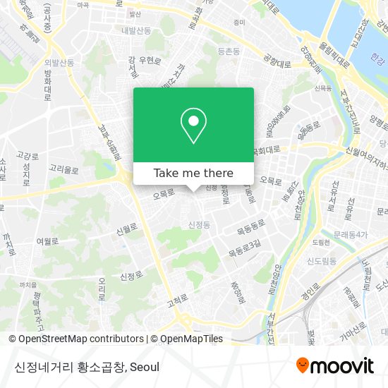 신정네거리 황소곱창 map