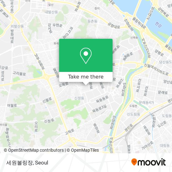 세원볼링장 map