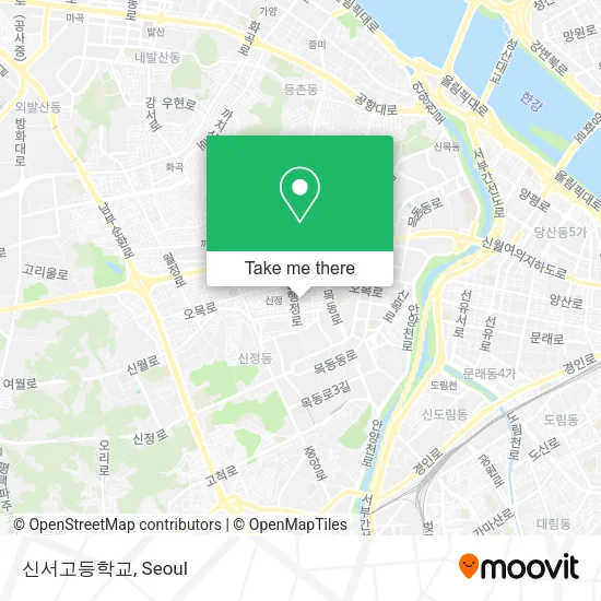 신서고등학교 map