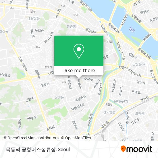 목동역 공항버스정류장 map
