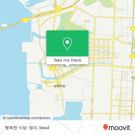 행복한 식당 -청라 map