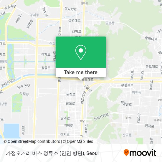 가정오거리 버스 정류소 (인천 방면) map