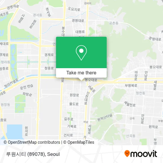 루원시티 (89078) map