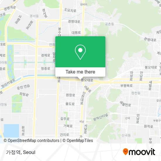 가정역 map