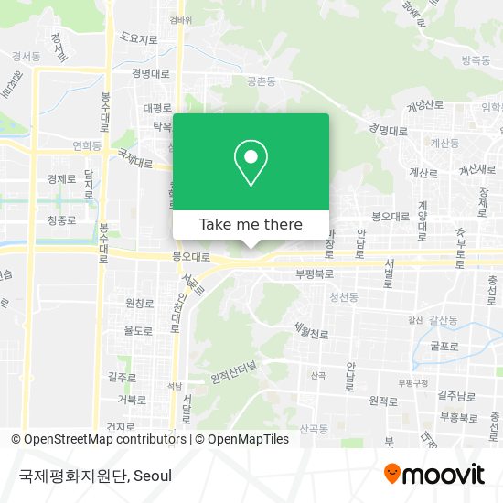 국제평화지원단 map