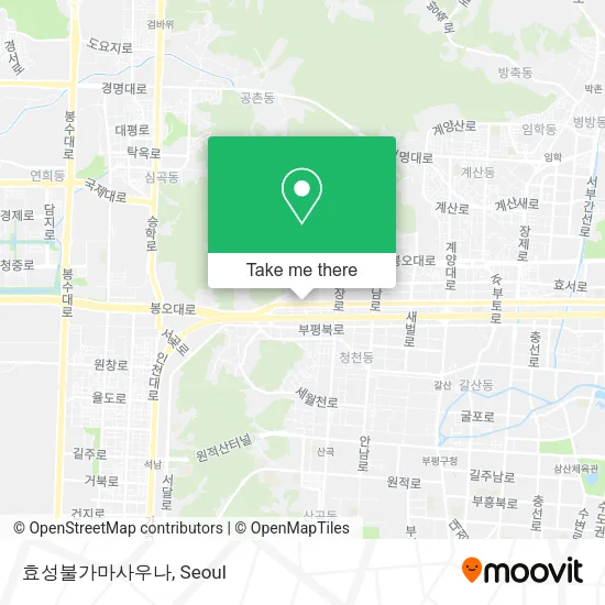 효성불가마사우나 map