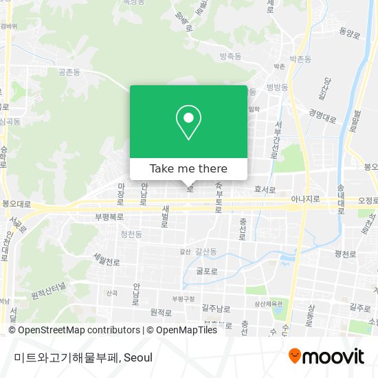 미트와고기해물부페 map