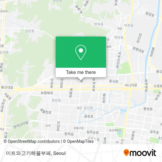 미트와고기해물부페 map