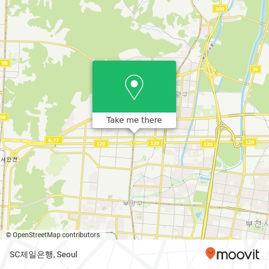 SC제일은행 map