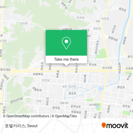 호텔카리스 map