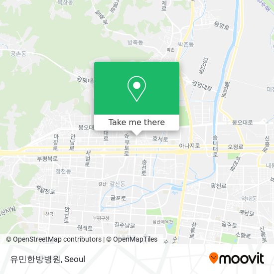 유민한방병원 map