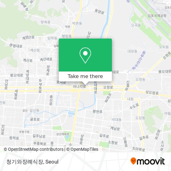 청기와장례식장 map
