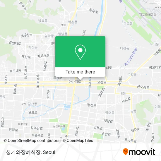 청기와장례식장 map