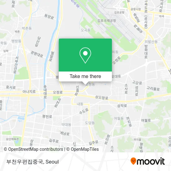 부천우편집중국 map