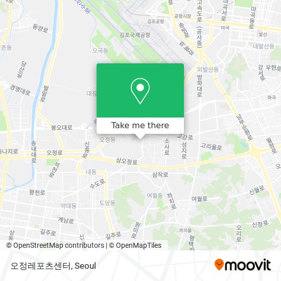 오정레포츠센터 map