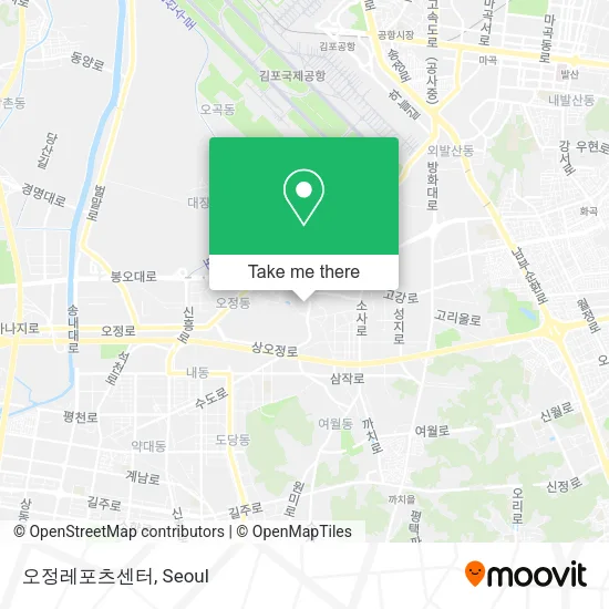 오정레포츠센터 map