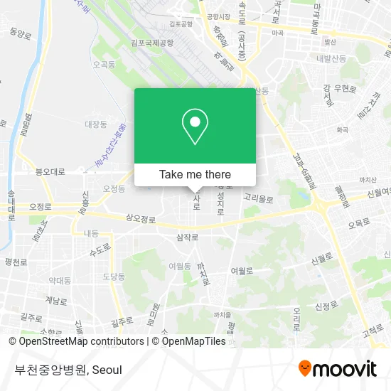 부천중앙병원 map