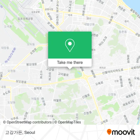 고강가든 map