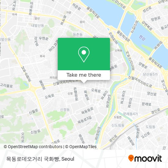 목동로데오거리 국화빵 map