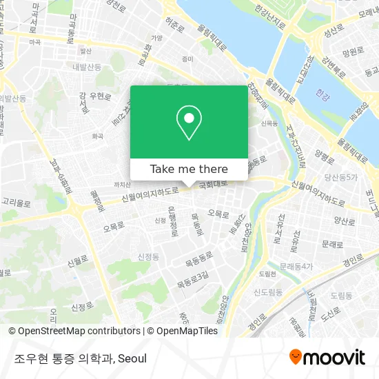 조우현 통증 의학과 map