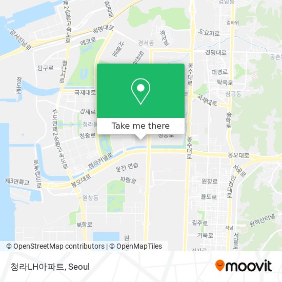 청라LH아파트 map