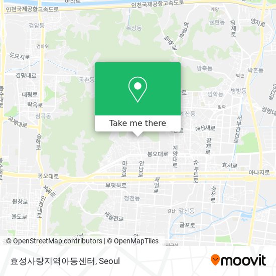 효성사랑지역아동센터 map