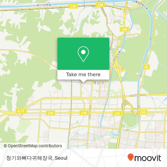 청기와뼈다귀해장국 map