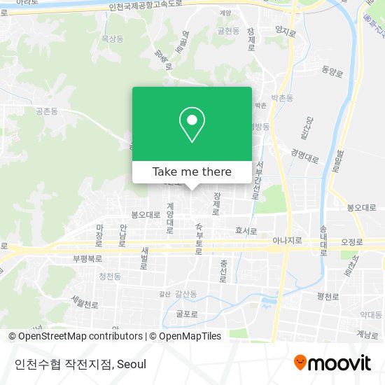 인천수협 작전지점 map