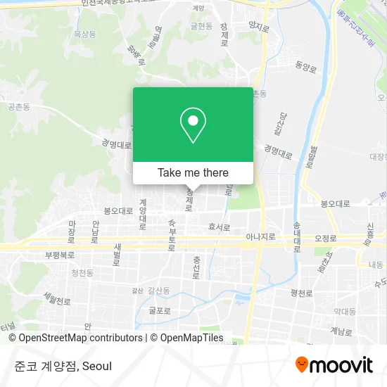 준코 계양점 map