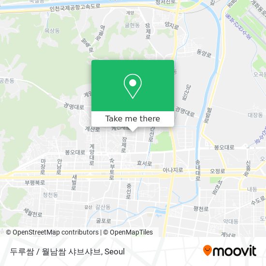 두루쌈 / 월남쌈 샤브샤브 map