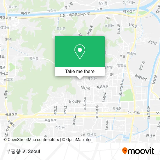 부평향교 map