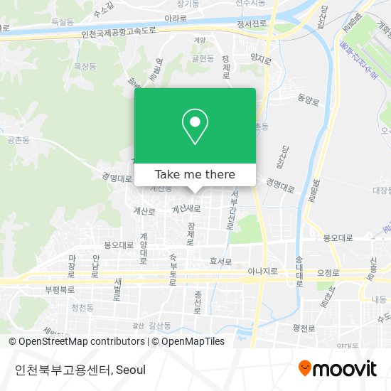 인천북부고용센터 map