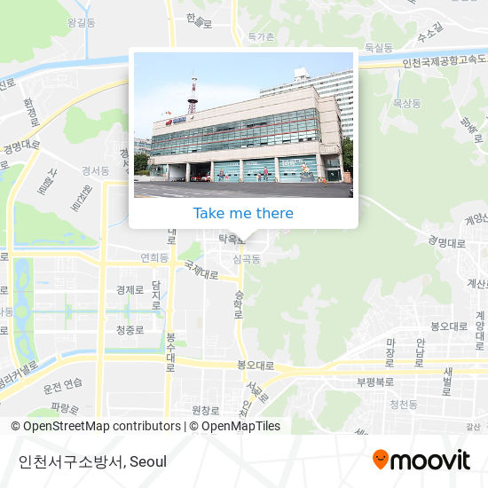 인천서구소방서 map