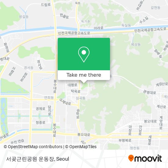 서곶근린공원 운동장 map