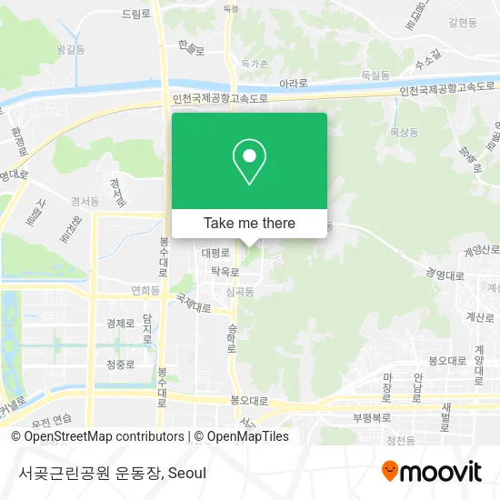 서곶근린공원 운동장 map