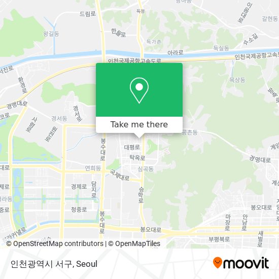 인천광역시 서구 map