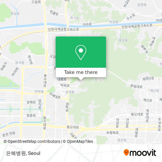 은혜병원 map